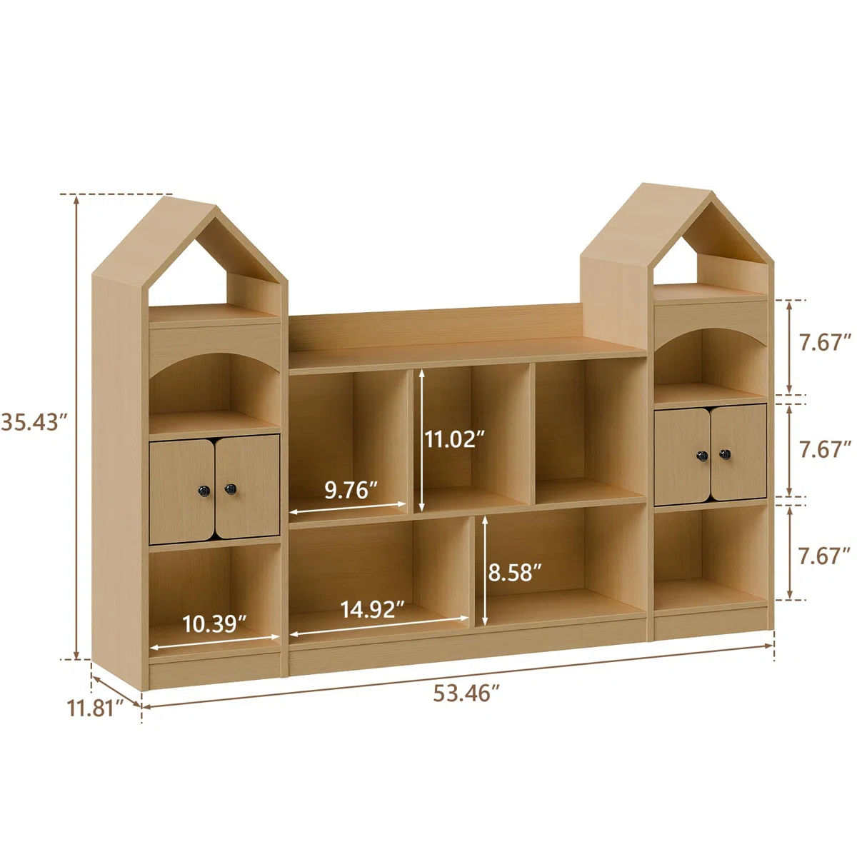Bookcase And Toy Storage Organizer thumbnail 3